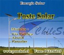 Poste solar, postes metalicos, conicos, tubulares, santiago