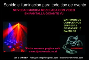  Avisos gratis en Chile en La Reina |  Servicios de Amplificaci&oacute;n Iluminaci&oacute;n eventos Fiestas empresas colegios , Dj amplificaci&oacute;n iluminaci&oacute;n fiestas matrimonios karaokes cumplea&ntilde;os 