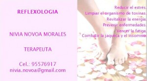 Nivia Novoa Morales Anuncios gratis en Temuco |  REFLEXOLOG&Iacute;A DE PIES Y/O MANOS, Masaje Terapeutico a domicilio