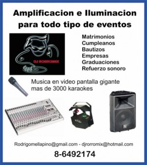  Avisos gratis en Chile en La Florida |  MUSICA MATRIMONIO Dj ,VJ, KARAOKE., AUDIO E ILUMINACION PARA TODO TIPO DE E, Bienvenidos a Djrorromix mejores videos, m&uacute;sica para matrimonios y eventos 