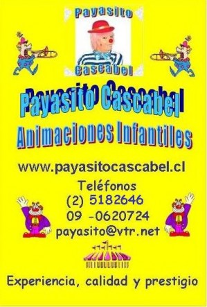 Mauricio Corales Avisos gratis en Chile en Padre Hurtado |  Animaciones Infantiles Payaso Cascabel, Fiestas Infantiles