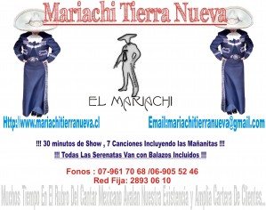 Mariachi Tierra Nueva Anuncios gratis en Santiago |   Mariachis En Todo Santiago y Comunas Cercanas 28930610, Serenatas a Domicilio