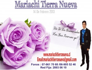 MARIACHI TIERRA NUEVA Anuncios gratis en Santiago |  Mariachis y Serenatas Dia De Los Enamorados.Red Fija:28930610, Canciones a Pedido Extenso Repertorio !!!