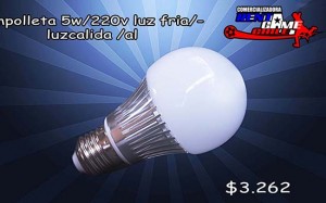 RENTAGAME CHILE Avisos gratis en Chile en La Cisterna |  Ampolleta led 5w/220v luz fria/luzcalida /al precio: $ 3262, Iluminacion led