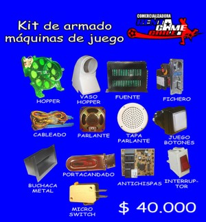 RENTAGAME CHILE Avisos gratis en Chile en La Cisterna |  Kit de armado maquinas de juego/precio: $ 40.000 pesos, Accesorios para maquinas de juego