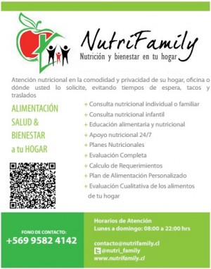 NutriFamily Avisos gratis en Chile en Santiago |  Nutricionista a domicilio en todas las comunas de santiago, Atenci&oacute;n personalizada de lunes a domingo