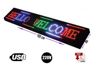 Rentagame chile Anuncios gratis en La Cisterna |  Letrero programable  40 x 165 cm rgb o multicolor/gran avda. 8051, Letreros programables led usb y tecnolog&iacute;a publicitaria