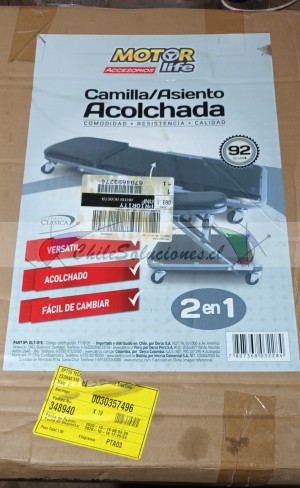 Juan marambio Avisos gratis en Chile en Antofagasta |  Camilla y asiento mecanico 2 en 1 motorlife acolchada, Camilla asiento mecanico