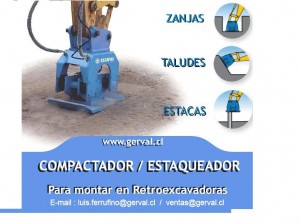 Luis Ferrufino N Avisos gratis en Chile en Santiago |  Exclusivas Placas Compactadoras unicas en Chile para Retro y Excavadoras, Compacta Zangas, Taludes y Clavaestacas