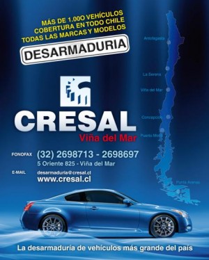 Daniel Macaya Avisos gratis en Chile en Vi&ntilde;a del Mar |  Desarmaduria Cresal, Autos, Camionetas, Cajas de Cambios, Motores, Puertas, Capot, Vidrios